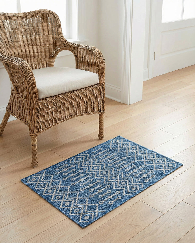 Savannah Pergola Collection Area Rug -  Pergola (Blue) Rectangle Blue  lifestyle 30