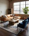 Coastal Manor Collection Area Rug -  Pelican Rectangle Dark Blue  lifestyle 60