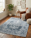 Cambridge Classics Collection Area Rug -  Magdalene (Blue) Rectangle Blue  lifestyle 12