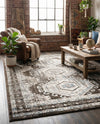 Savannah Elegance Collection Area Rug -  Tybee (Gray) Rectangle Gray  lifestyle 8