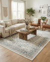 Adriana Terrace Collection Area Rug - Capri (Ivory) Rectangle Ivory  lifestyle 32