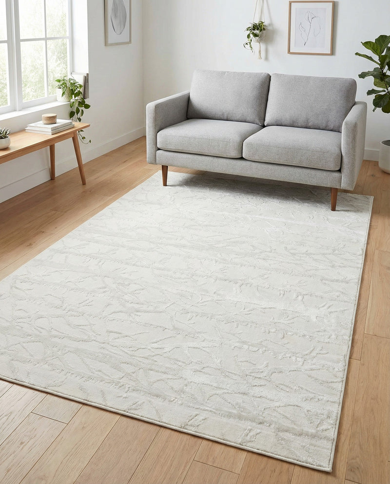 Bloomsbury Elegance Collection Area Rug -  Soho Rectangle Ivory  lifestyle 58