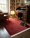 Samarkand Elegance Collection Area Rug -  Samanid Rectangle Red  lifestyle 5