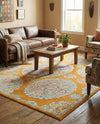 Arcadia Rugs Collection Area Rug -  Atlantis (Orange) Rectangle Orange  lifestyle 12