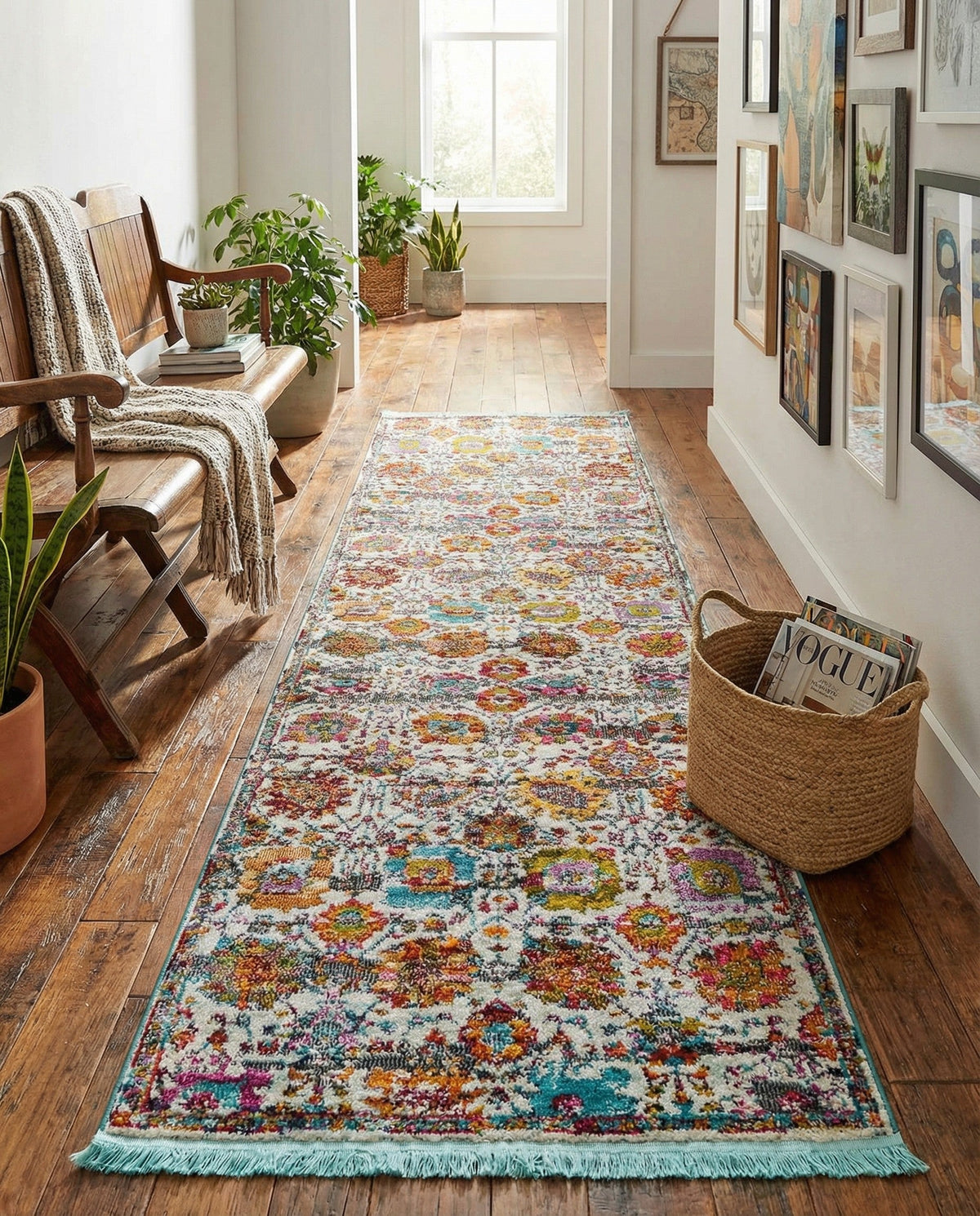Arcadia Rugs Collection Area Rug -  Elysium Runner Multi  lifestyle 83