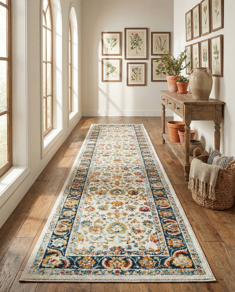 Adriana Terrace Collection Area Rug -  Positano (Multi) Runner Multi  lifestyle 64