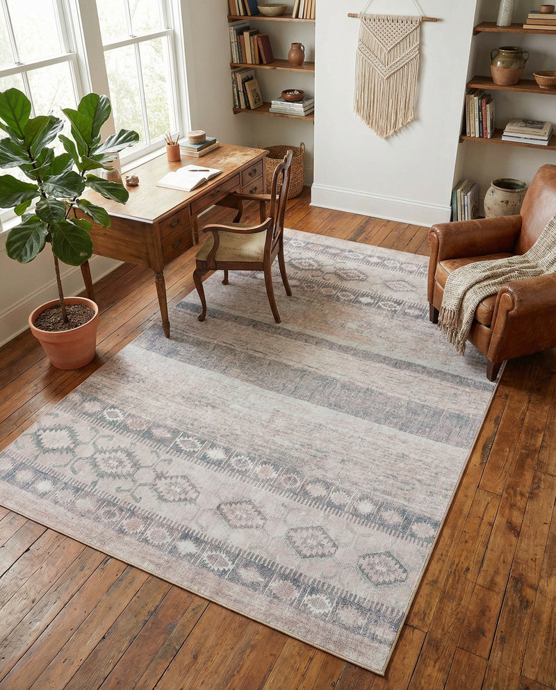 Heritage Elegance Collection Area Rug -  Edinburgh Rectangle Gray  lifestyle 45