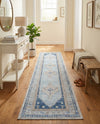 Savannah Series Collection Area Rug -  Augusta (Sky blue) Runner Sky blue  lifestyle 44