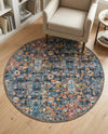 Heritage Elegance Collection Area Rug -  Potala Round Multi  lifestyle 77