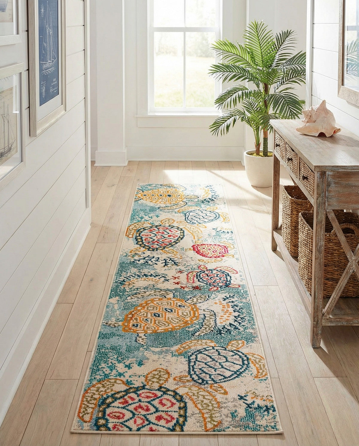 Sorrento Shores Collection Area Rug -  Massa Runner Beige  lifestyle 51