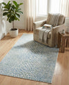 Aegean Elegance Washables Collection Area Rug -  Mykonos Rectangle Ivory Blue  lifestyle 31