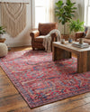 Zahara Oasis Collection Area Rug -  Tangier Rectangle Rust Red  lifestyle 20
