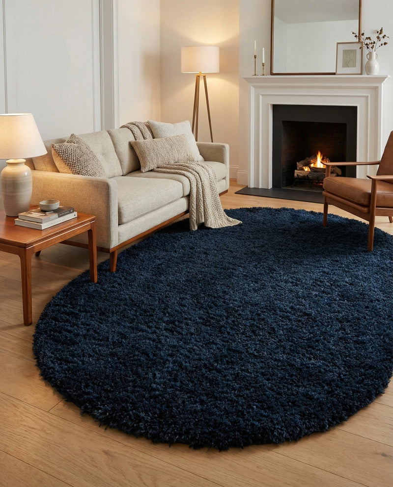 Majestic Manor Collection Area Rug - Versailles (Aegean Blue) Oval Aegean Blue  lifestyle 70