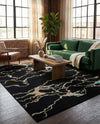 Brighton Terrace Collection Area Rug -  Aldrington Rectangle Navy Blue  lifestyle 8