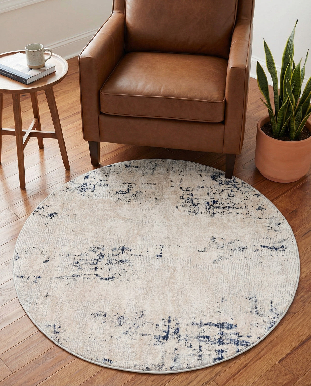 Aegean Elegance Collection Area Rug -  Ithaca Round Bone  lifestyle 82