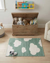 Wonder Tykes Collection Area Rug -  Dreamview Rectangle Soft Green  lifestyle 12