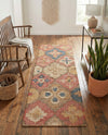 Benares Handwoven Jute Collection Area Rug - Ganges Runner Multi  lifestyle 52