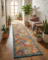 Brighton Terrace Collection Area Rug -  Rottingdean (Multi) Runner Multi  lifestyle 77