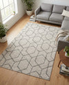 Geo Garden Lattice Collection Area Rug - Savannah Rectangle Ivory  lifestyle 29