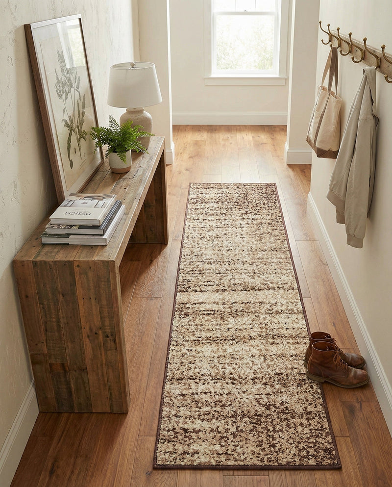 Autumn Meadow Collection Area Rug -  Ironbark Runner Beige  lifestyle 77