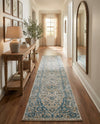 Seville Stripes Collection Area Rug - Cadiz (Light Gray) Runner Light Gray  lifestyle 37