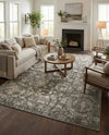 Horizon Collection Area Rug -  Zenith Rectangle Gray  lifestyle 57