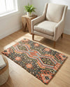 Savannah Threads Collection Area Rug - Yosemite Rectangle Multi  lifestyle 17
