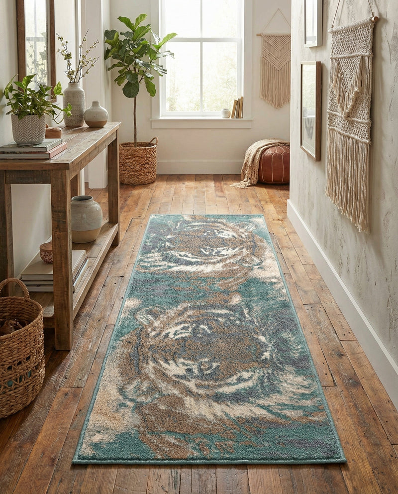 Savannah Sojourn Collection Area Rug -  Okavango Runner Multi  lifestyle 59