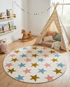 Wonder Tykes Collection Area Rug -  Fantasia Round Multi  lifestyle 43