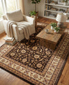 Jaipur Elegance Collection Area Rug -  Nahargarh (Brown) Rectangle Brown  lifestyle 24