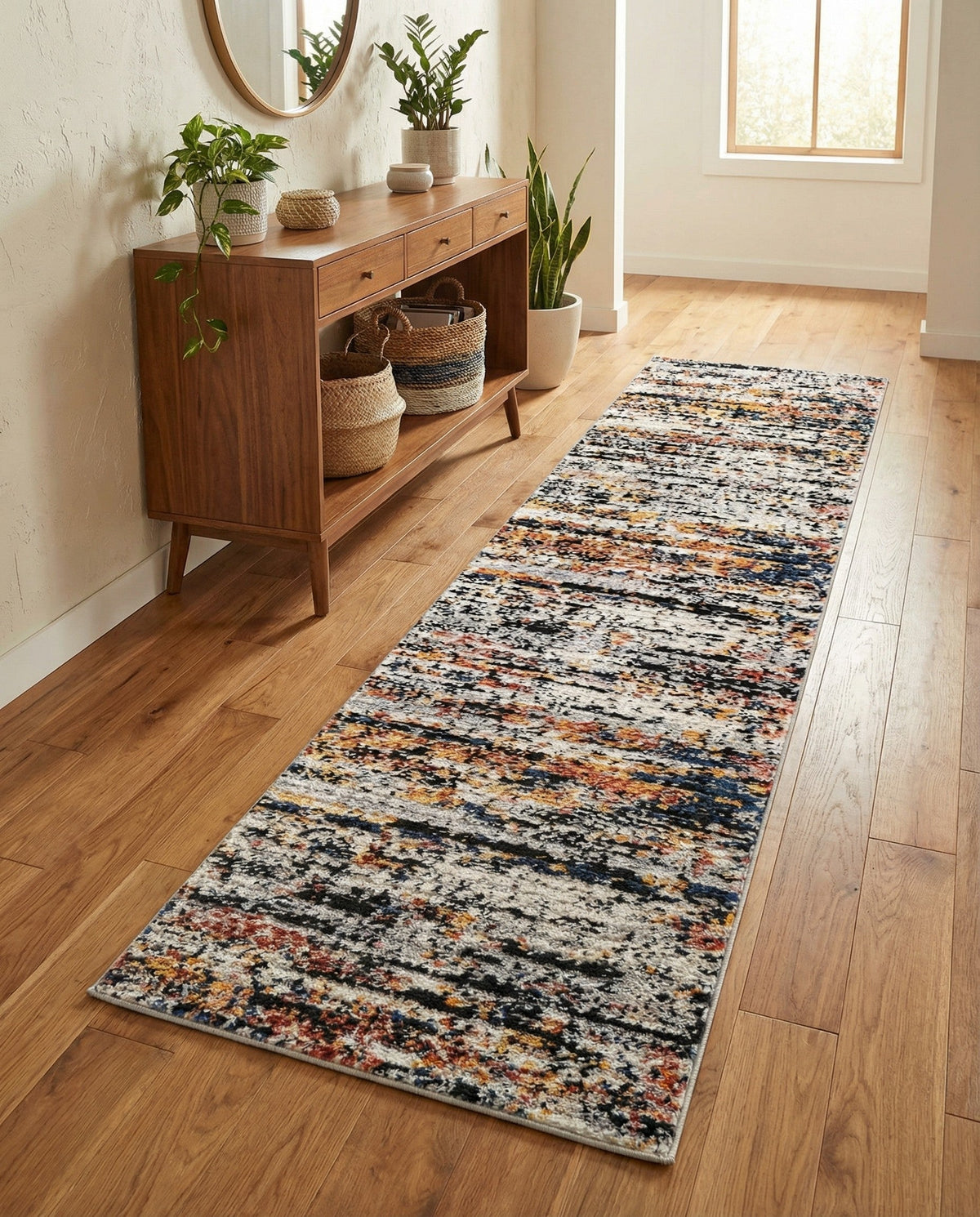 Santa Fe Trails Collection Area Rug -  Chaparral Runner Multi  lifestyle 71