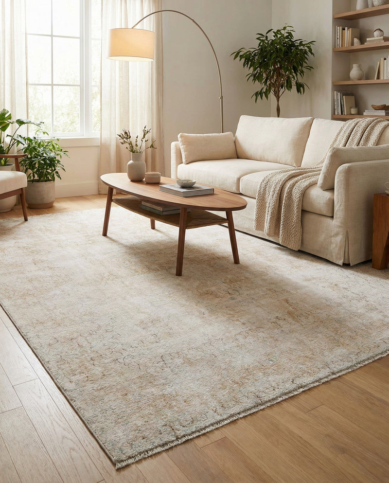 Bazaar Chic Collection Area Rug -  Agadir Rectangle Ivory  lifestyle 20