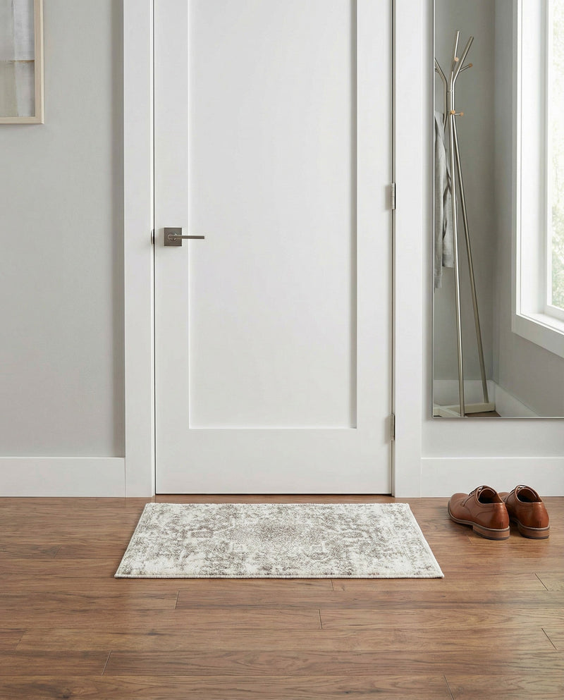 Georgetown Rugs Collection Area Rug - Dupont (White) Rectangle White  lifestyle 18