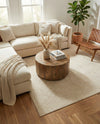 Aravalli Collection Area Rug - Udaipur Rectangle Ivory White  lifestyle 43