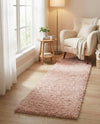 Alpine Plush Collection Area Rug -  Cortina (Dusty Rose) Runner Dusty Rose  lifestyle 45