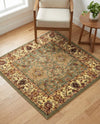 Jaipur Elegance Collection Area Rug -  City Square Light Green  lifestyle 66