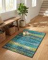 Seaside Haven Rugs Collection Area Rug -  Sandbar Rectangle Multi.Blue  lifestyle 5