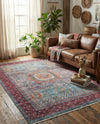 Bazaar Chic Collection Area Rug -  Nador Rectangle Multi  lifestyle 16