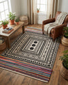 Thar Cotton Collection Area Rug -  Kovalam Rectangle Multi  lifestyle 15