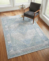 Aegean Elegance Washables Collection Area Rug -  Delos Rectangle Gray Green  lifestyle 44