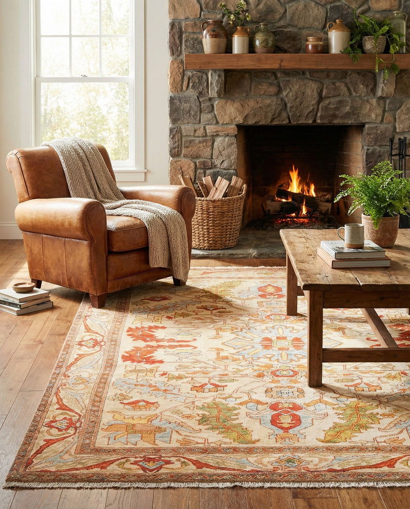 Bazaar Chic Collection Area Rug -  Tetouan Rectangle Beige  lifestyle 12