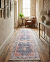 Bazaar Chic Collection Area Rug -  Rabat Runner Navy Blue  lifestyle 56