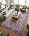 Heritage Elegance Collection Area Rug -  Gatchina Rectangle Vintage Red  lifestyle 11