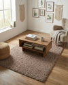 Eternal Plush Oasis Collection Area Rug -  Tranquility (Khaki) Rectangle Khaki  lifestyle 29