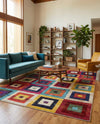 Marrakesh Elegance Collection Area Rug -  Ourika Rectangle Multi  lifestyle 14
