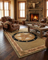 Frontier Trails Collection Area Rug - Redwood Rectangle Green  lifestyle 38