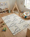 Wonder Tykes Collection Area Rug -  Jamboree Rectangle Ivory  lifestyle 6