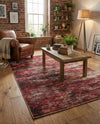 Sahara Essence Collection Area Rug - Oasis (Rust Red) Rectangle Rust Red  lifestyle 16