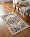 Eden Oasis Collection Area Rug -  Refuge (Cream) Rectangle Cream  lifestyle 14