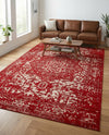 Georgetown Rugs Collection Area Rug - Dupont (Red) Rectangle Red  lifestyle 7